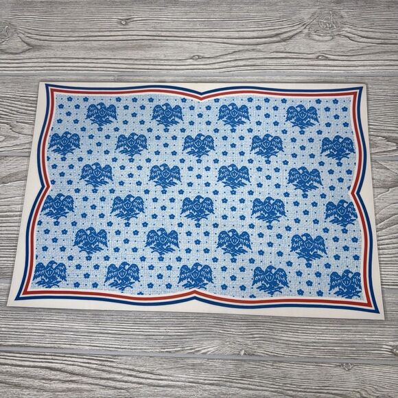 Norman Rockwell Saturday Evening Post Laminated Placemats Lot Of 6 Vintage 1970s - Picture 9 of 13